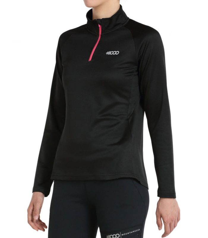 Compra online Camiseta +8000 Pagoeta 005 Mujer Negro en oferta al mejor precio