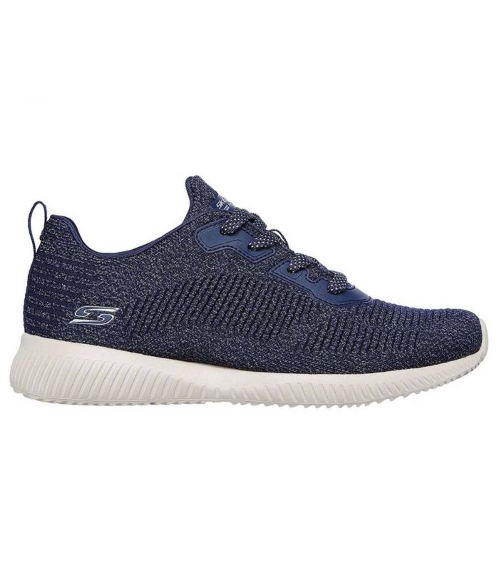 Compra online Zapatillas Skechers Bobs Squad Mujer Navy en oferta al mejor precio