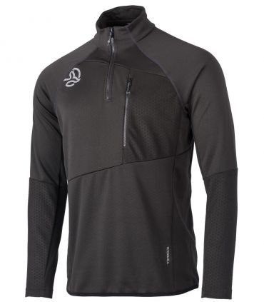Camiseta Ternua Rakker 2.0 1/2 Zip Hombre Black