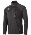 Compra online Camiseta Ternua Rakker 2.0 1/2 Zip Hombre Black en oferta al mejor precio