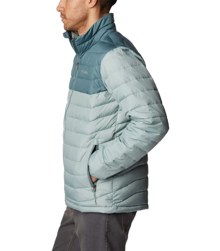 Compra online Chaqueta Columbia Powder Lite Jkt Hombre Niagara Metal en oferta al mejor precio