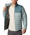 Compra online Chaqueta Columbia Powder Lite Jkt Hombre Niagara Metal en oferta al mejor precio