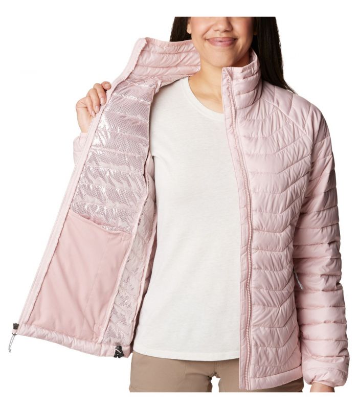 Compra online Chaqueta Columbia Powder Lite Mujer Dusty Pink en oferta al mejor precio
