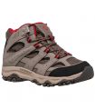 Compra online Botas Merrell Moab 3 Mid Waterproof Niños Boulder Red en oferta al mejor precio
