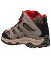 Compra online Botas Merrell Moab 3 Mid Waterproof Niños Boulder Red en oferta al mejor precio