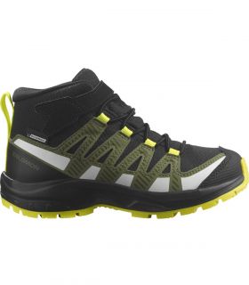 Botas Salomon Xa Pro V8 Mid CSWP K Niños Black