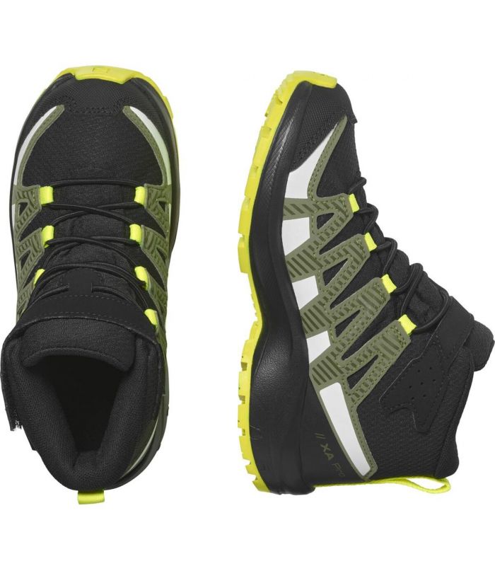 Compra online Botas Salomon Xa Pro V8 Mid CSWP K Niños Black en oferta al mejor precio