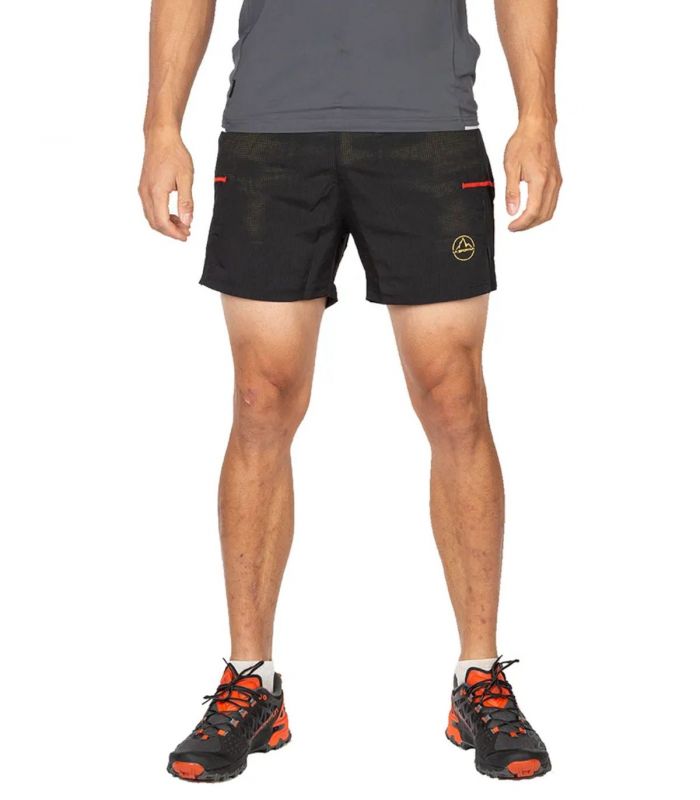 Compra online Pantalones La Sportiva Freccia Hombre Black Yellow en oferta al mejor precio
