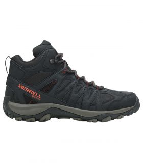 Botas Merrell Accentor 3 Sport Mid Gtx Hombre Black Tangerine