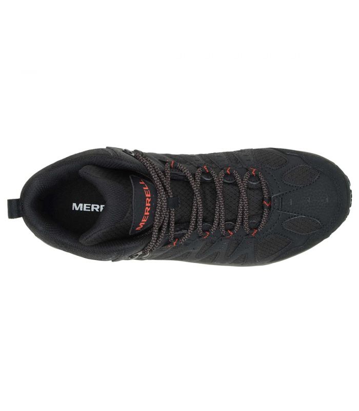 Compra online Botas Merrell Accentor 3 Sport Mid Gtx Hombre Black Tangerine en oferta al mejor precio