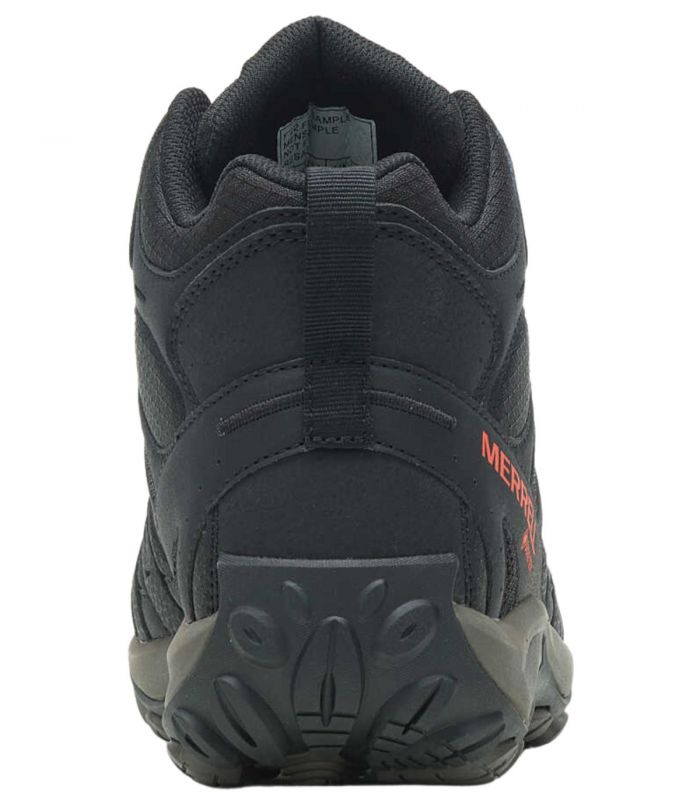 Compra online Botas Merrell Accentor 3 Sport Mid Gtx Hombre Black Tangerine en oferta al mejor precio