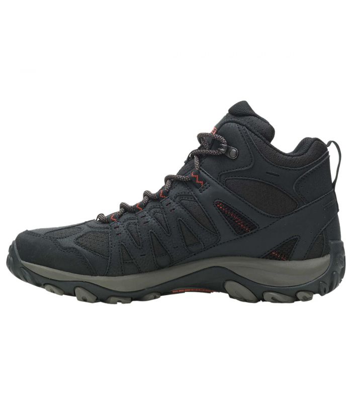 Compra online Botas Merrell Accentor 3 Sport Mid Gtx Hombre Black Tangerine en oferta al mejor precio