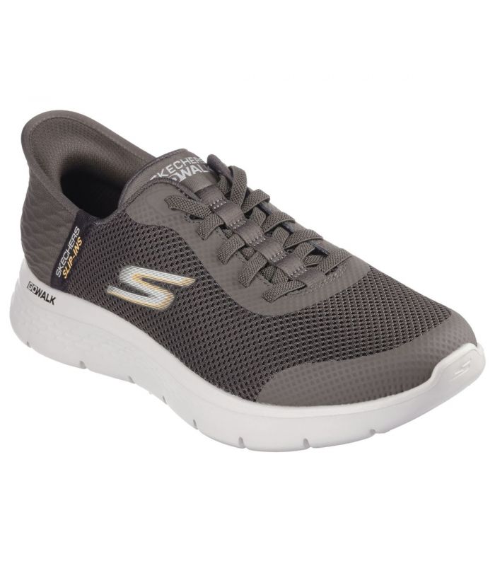 Compra online Zapatillas Skechers Slip-ins: GO WALK Flex - Hands Up Hombre Marrón en oferta al mejor precio