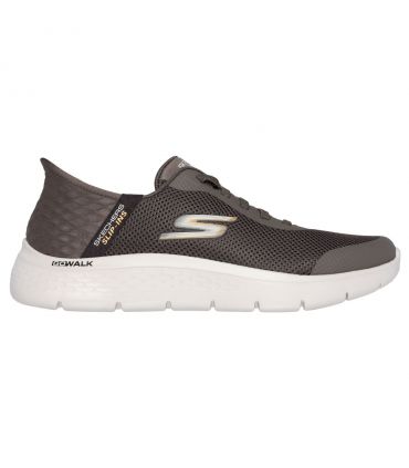 Zapatillas Skechers Slip-ins: GO WALK Flex - Hands Up Hombre Marrón
