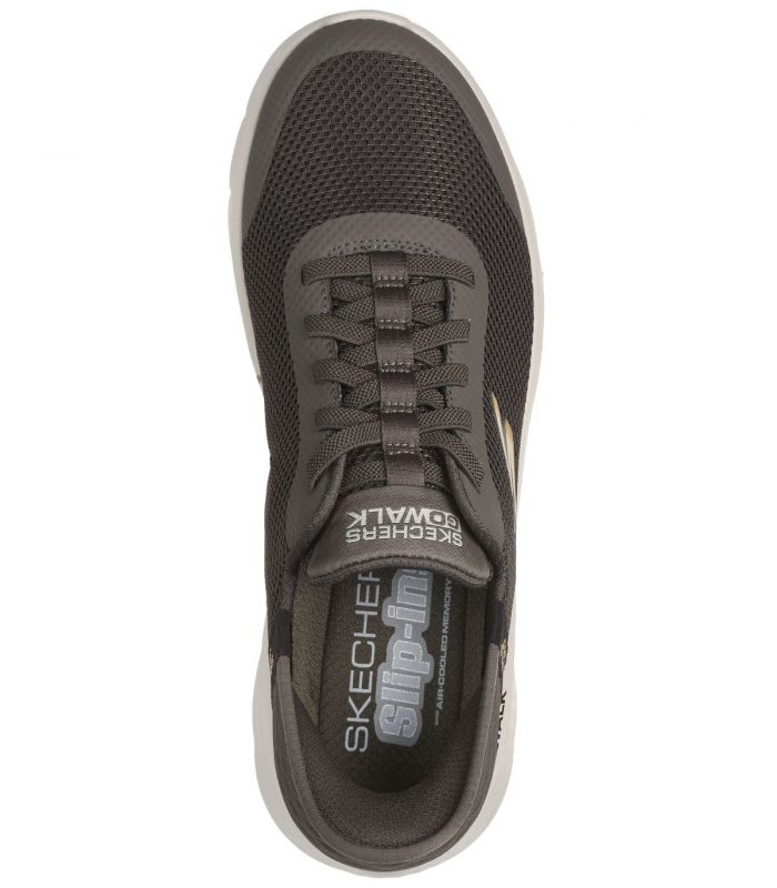 Compra online Zapatillas Skechers Slip-ins: GO WALK Flex - Hands Up Hombre Marrón en oferta al mejor precio