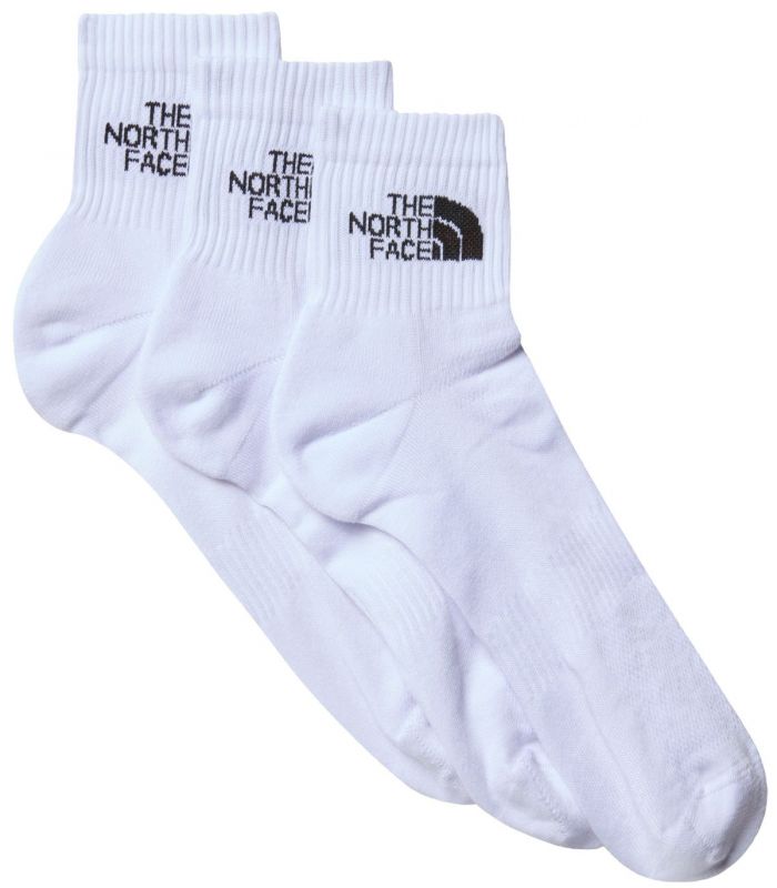 Compra online Calcetines The North Face Multi Sport Cush Quarter Sock 3P TNF White en oferta al mejor precio