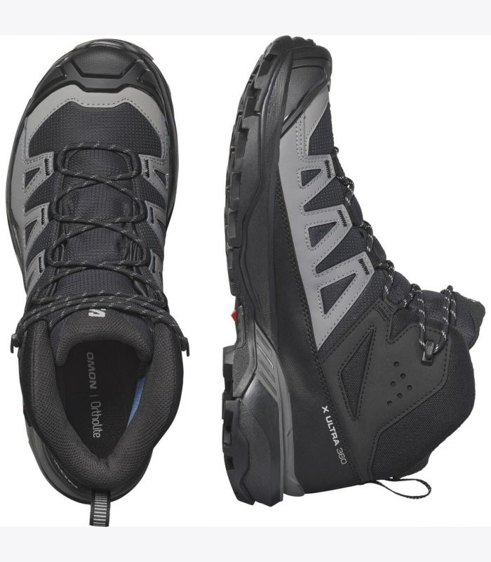 Compra online Botas Salomon X Ultra 360 Mid Gtx Hombre Black Magnet en oferta al mejor precio