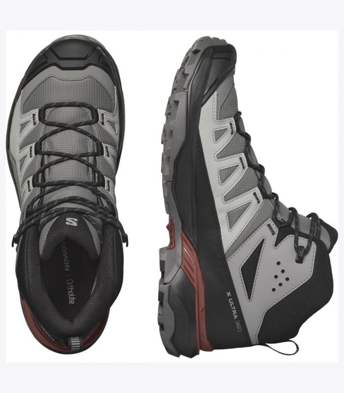 Compra online Botas Salomon X Ultra 360 Mid Gtx Hombre Pewter Black en oferta al mejor precio