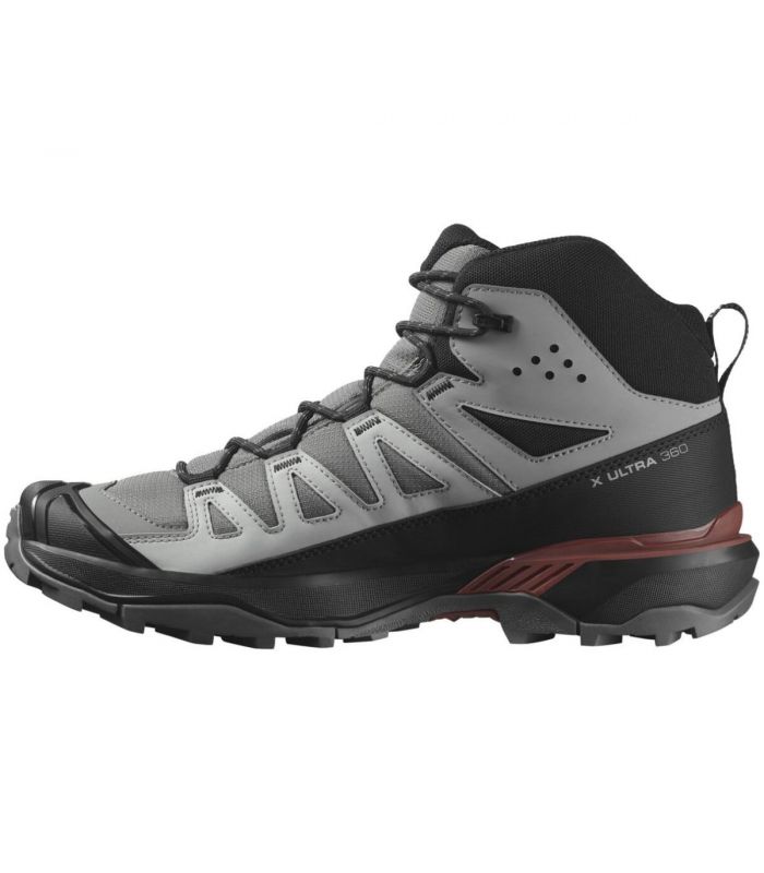Compra online Botas Salomon X Ultra 360 Mid Gtx Hombre Pewter Black en oferta al mejor precio