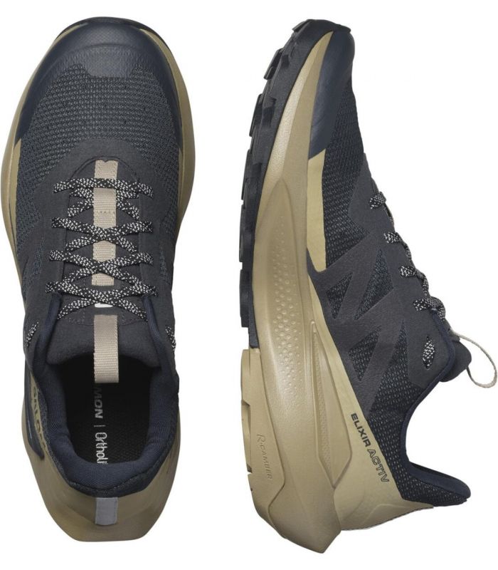 Compra online Zapatillas Salomon Elixir Activ Hombre Carbon Slate Green en oferta al mejor precio
