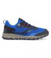 Compra online Zapatillas Sauncony Peregrine KDZ Niños Blue Black en oferta al mejor precio