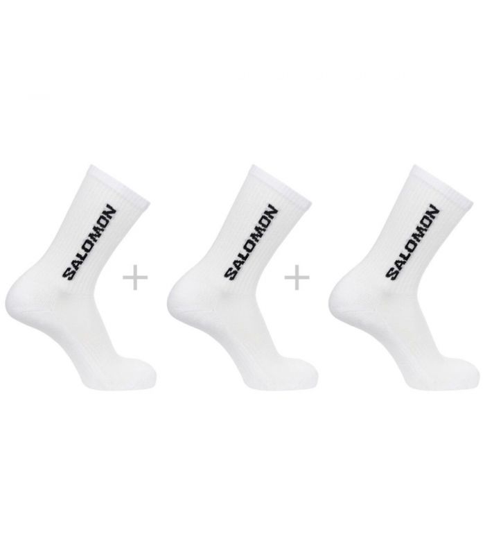 Compra online Calcetines Salomon Everyday Crew 3 Pack White en oferta al mejor precio