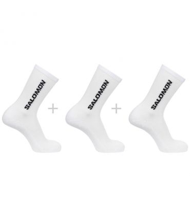 Calcetines Salomon Everyday Crew 3 Pack White