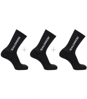 Calcetines Salomon Everyday Crew 3 Pack Black