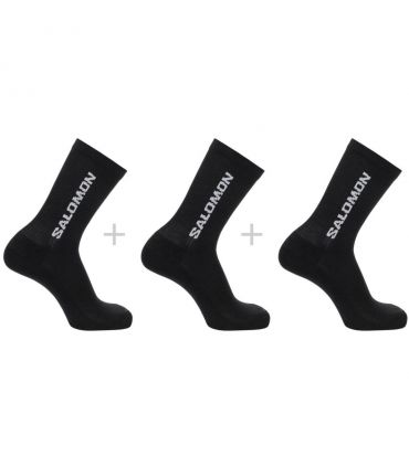 Calcetines Salomon Everyday Crew 3 Pack Black