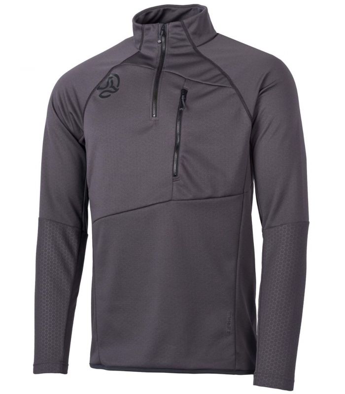 Compra online Camiseta Ternua Rakker 2.0 1/2 Zip Hombre Whales Grey en oferta al mejor precio