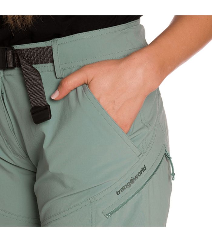 Compra online Pantalones Trangoworld Yittu Sf Mujer Iceberg Green en oferta al mejor precio