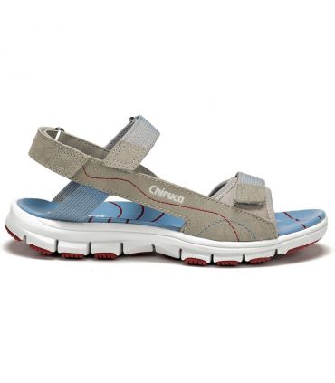 Sandalias Chiruca Formentera 04 Mujer Beige Azul