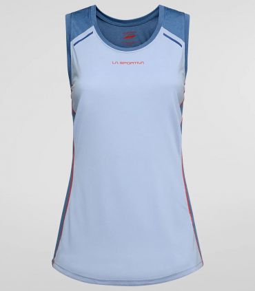 Camiseta La Sportiva Tracer Tank Mujer Stone Blue Moonlight