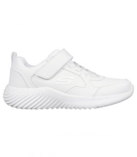 Zapatillas Skechers Bounder Power Study Niños Blanca