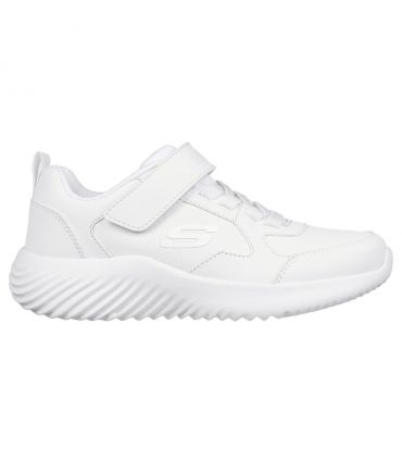 Zapatillas Skechers Bounder Power Study Niños Blanca