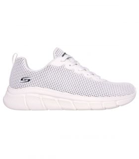 Zapatillas Skechers BOBS Sport B Flex Visionary Essence Mujer Blanca