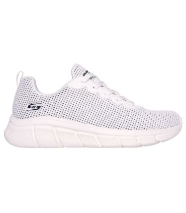 Zapatillas Skechers BOBS Sport B Flex Visionary Essence Mujer Blanca