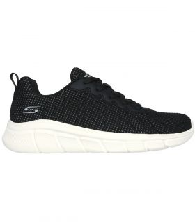 Zapatillas Skechers BOBS Sport B Flex Visionary Essence Mujer Negro