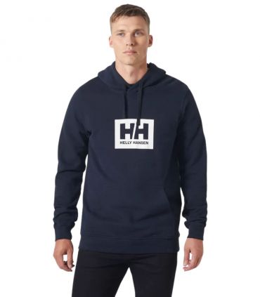 Sudadera Helly Hansen HH Box Hoodie Hombre Navy