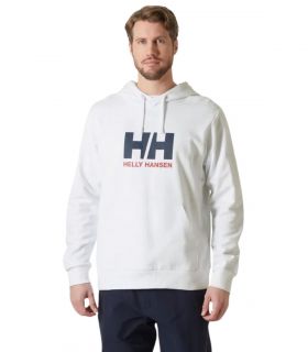 Sudadera Helly Hansen Logo Hoodie Hombre White