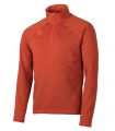 Compra online Camiseta Ternua Momhill 1/2 Zip Hombre Deep Ginger en oferta al mejor precio