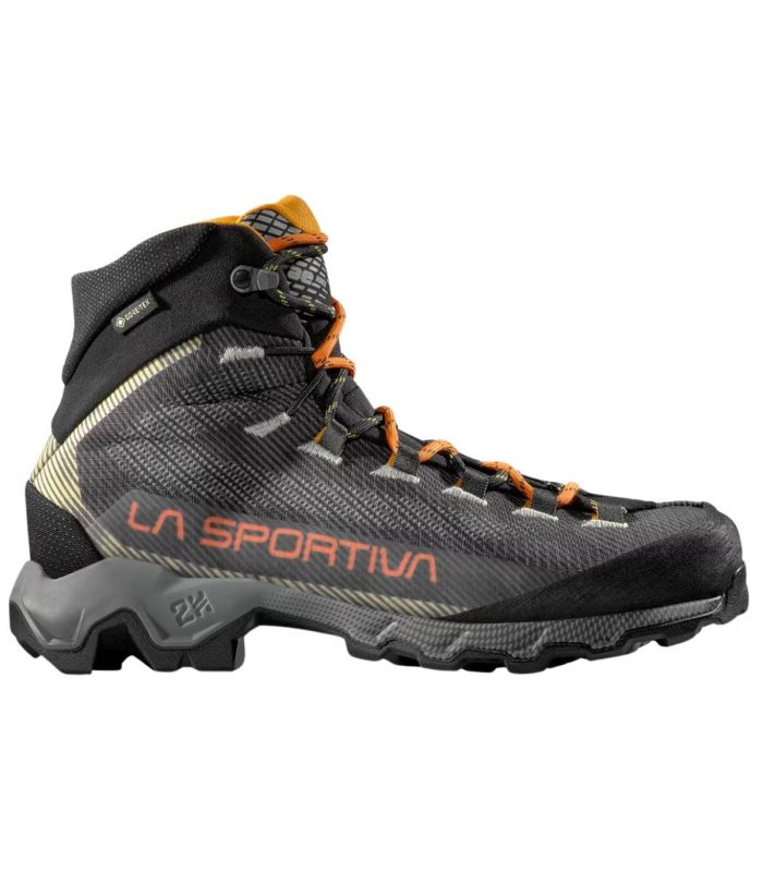 Compra online Botas La Sportiva Aequilibrium Hike GTX Hombre Carbon Papaya en oferta al mejor precio