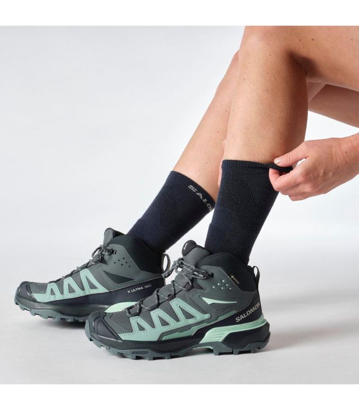 Compra online Botas Salomon X Ultra 360 Mid Gtx Mujer Turbulence en oferta al mejor precio