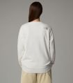 Compra online Sudadera The North Face ligera Drew Peak Mujer White Dune en oferta al mejor precio