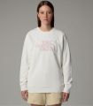 Compra online Sudadera The North Face ligera Drew Peak Mujer White Dune en oferta al mejor precio