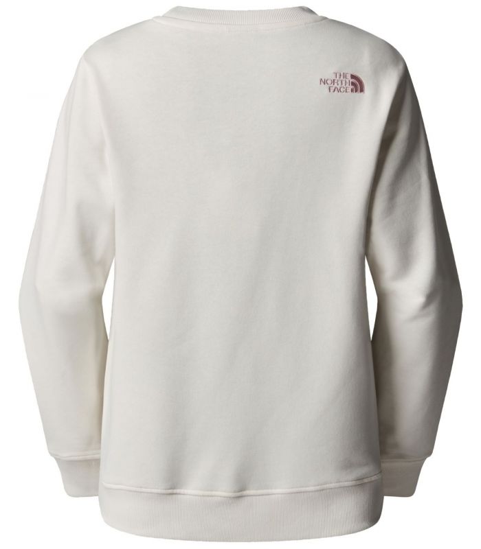 Compra online Sudadera The North Face ligera Drew Peak Mujer White Dune en oferta al mejor precio