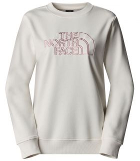 Sudadera The North Face ligera Drew Peak Mujer White Dune