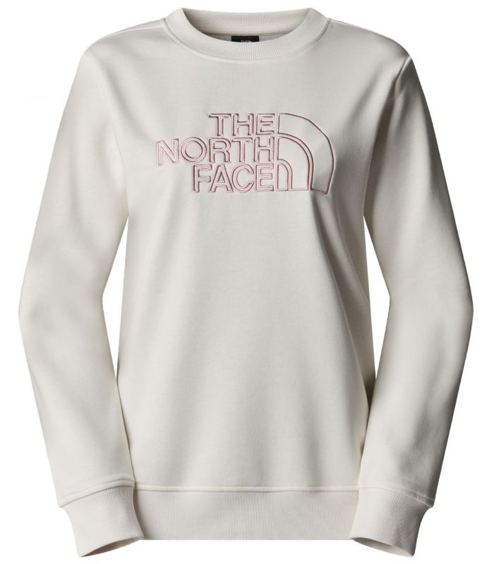 Compra online Sudadera The North Face ligera Drew Peak Mujer White Dune en oferta al mejor precio