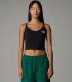 Compra online Top The North Face Corto De Tirantes Mujer TNF Black en oferta al mejor precio