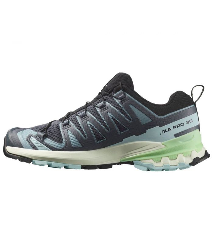 Compra online Zapatillas Salomon Xa Pro 3D V9 Mujer Turbulence Iced Aqua Patina Green en oferta al mejor precio